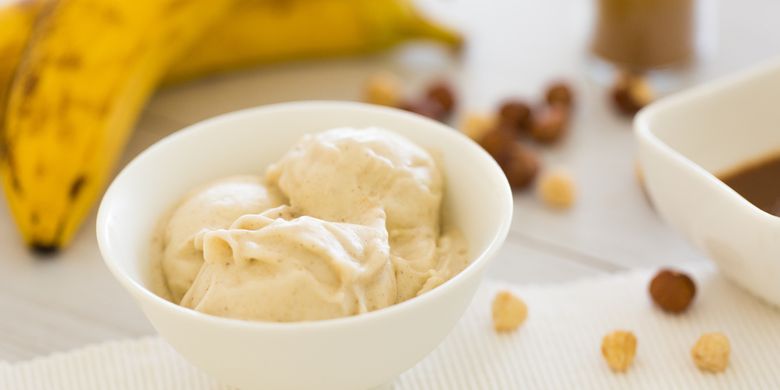 Bahan dan Cara Membuat Banana Ice Cream Cake