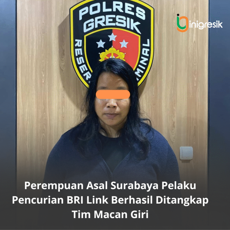 Perempuan Asal Surabaya Pelaku Pencurian BRI Link Berhasil Ditangkap Tim Macan Giri