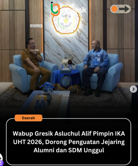 Wabup Gresik Asluchul Alif resmi memimpin Ikatan Alumni Universitas Hang Tuah Surabaya Wabup Gresik Asluchul Alif resmi memimpin Ikatan Alumni Universitas Hang Tuah Surabaya