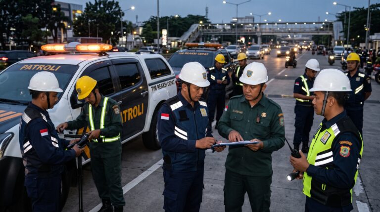 Pengawasan 24 Jam dan Lembur 4 Jam Setiap Malam: Strategi Baru Tim Pemantau Lapangan Jamin Penanganan Darurat Lebih Cepat Gemini Generated Image rv69iyrv69iyrv69